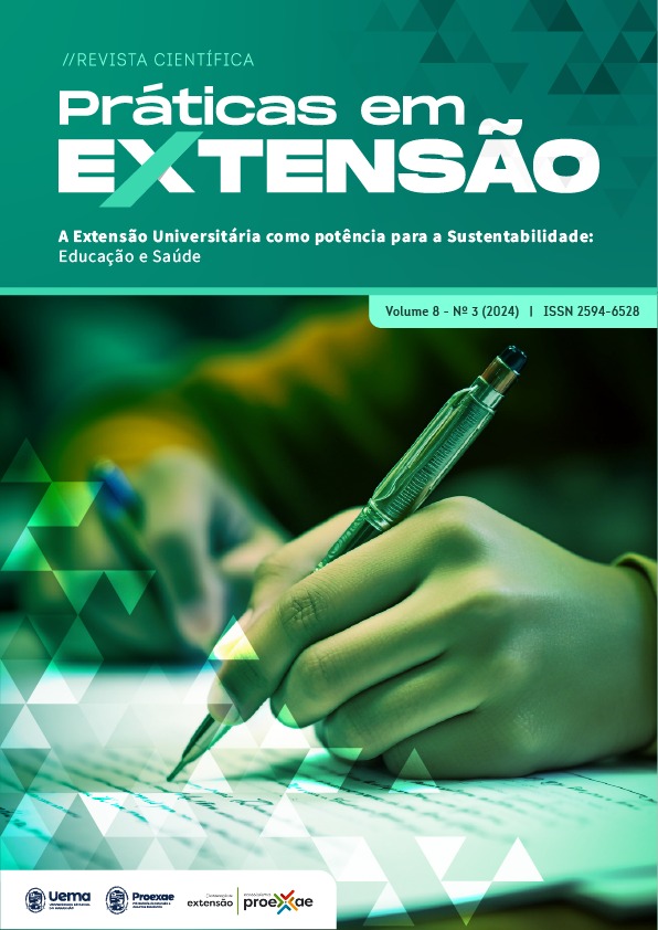 					Visualizar v. 8 n. 3 (2024): A Extensão Universitária como potência para a Sustentabilidade: Educação e Saúde (Dossiê ABRUEM)
				